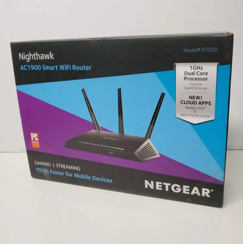 NETGEAR Nighthawk AC1900 (R7000) Smart Dual-Band Wi-Fi Router Gaming